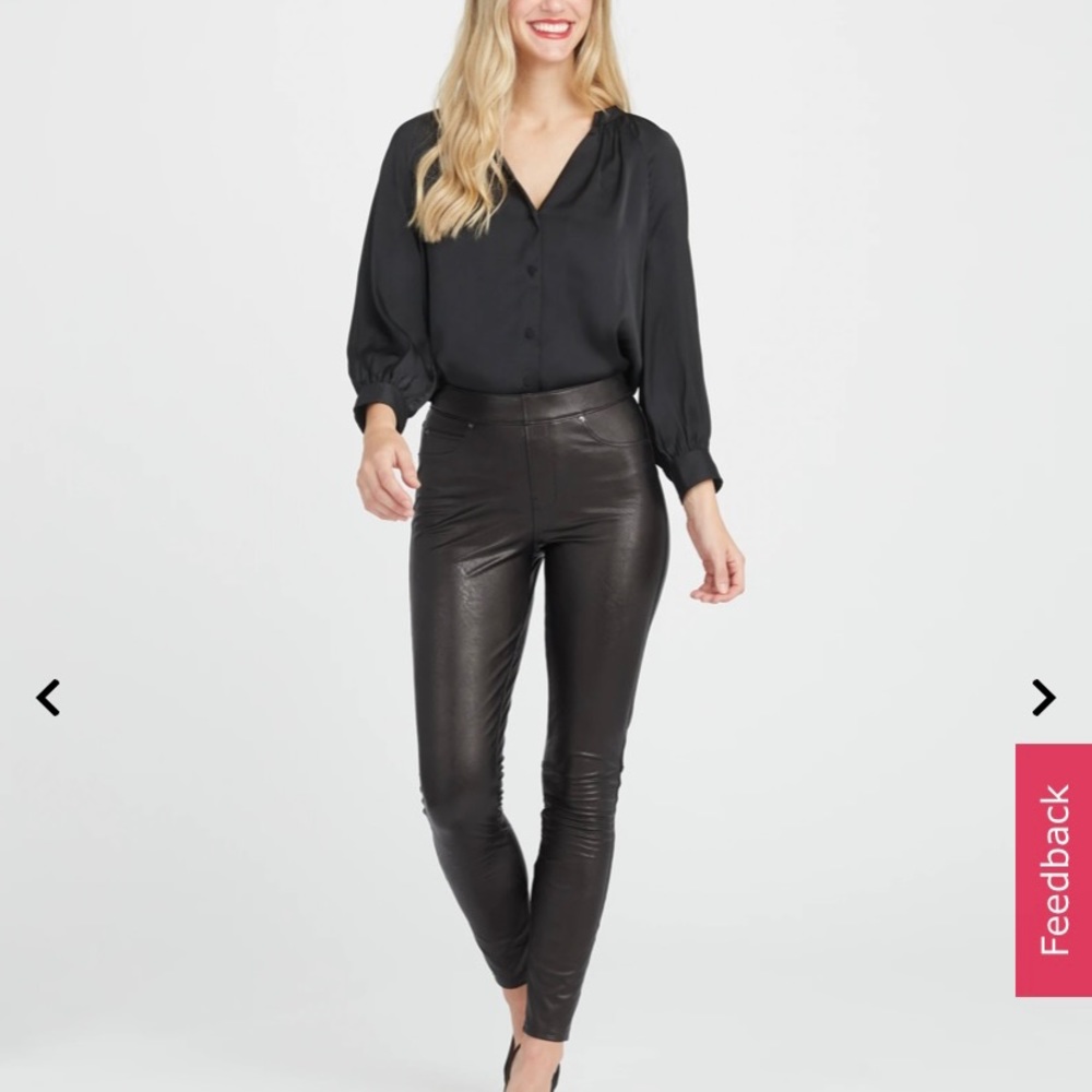SPANX leather pants